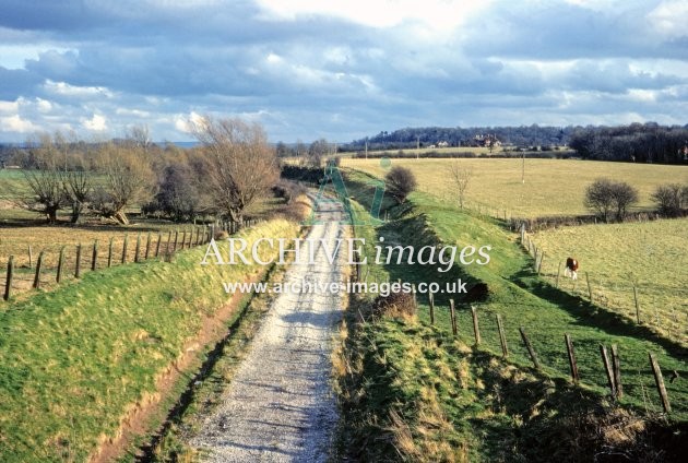 Barbers Bridge, trackbed & canal 4.1968