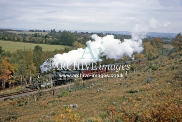 Blaisdon Woods, Glos-Hereford train 10.64 A