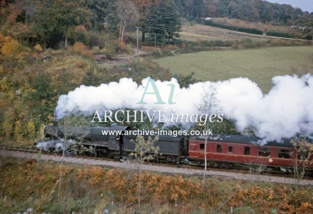 Blaisdon Woods, Glos-Hereford train 10.64 B