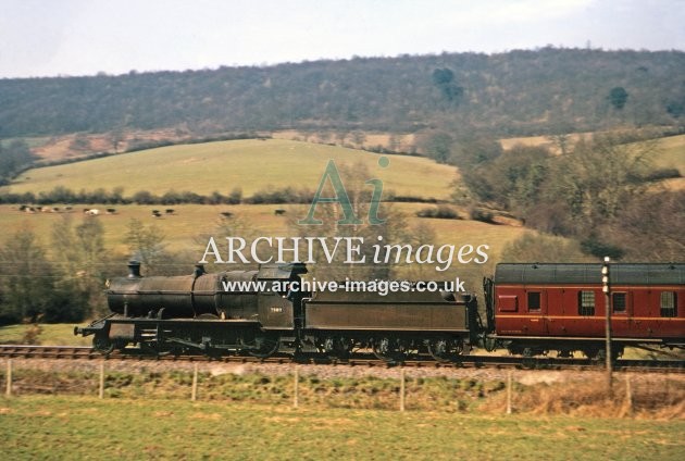 Velthouse Lane, nr Longhope, No 7307 Hereford-Glos train, 4.64 B