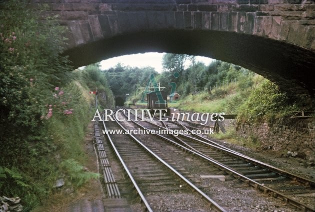 Fawley Station, goods siding & tunnel 8.63