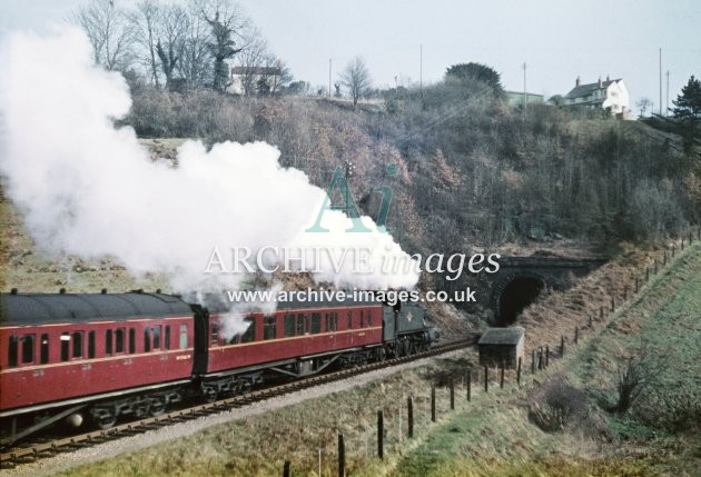 Lea Tunnel, Large Prairie Hereford-Glos 10.3.59 BJA