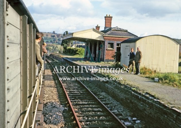 Mitcheldean Road station from last Lydbrook goods 11.65