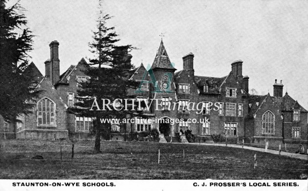 Staunton on Wye schools c1910