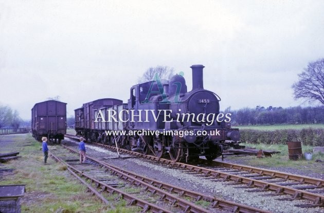 Kington Railway Station Yard 1964