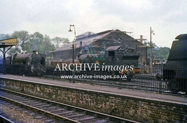 Yeovil Junction Railway Station & Shed 1962