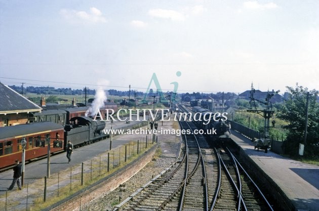 Highbridge S&D Railway Station 1964