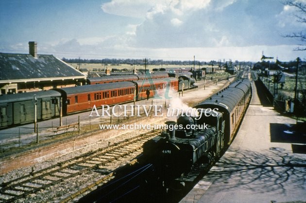 Highbridge S&D Railway Station 1962