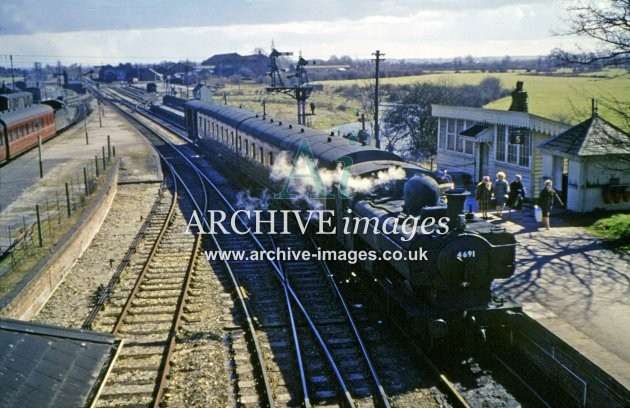 Highbridge S&D Railway Station 1962