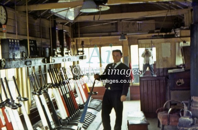 Mostyn Station North Signal Box Interior 1968