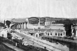 Saltash Railway Station & Royal Albert Bridge c1870