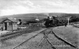 The Plymouth, Devonport & South Western Junction Railway's terminus at Callington circa 1908, with 0-6-2T 'Lord St. Levan' arriving with a short train.