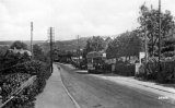 Cleeve Hill Tram Terminus, nr Cheltenham, & Tram No. 4 c1905