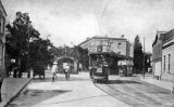 Cheltenham, Pittville Gates & Trams c1905