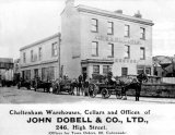 Advertising card for John Doble & Co Ltd, Warehouses & Cellars
