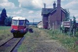A WR railcar at Easton Court station c1961