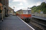 Railcar at Tenbury on 15th July 1961