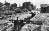 Lock 20 at Newport on the Shropshire Union Canal, circa 1935