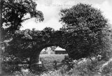 An old bridge at Ford, on the line of the derelict Portsmouth & Arundel Canal, circa 1905