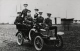 Military Motoring, Soldiers in Car c1910 MD