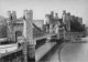 c.1890s view of Conway Castle and Telford's suspension bridge