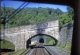 The south portal of Dinmore Tunnel and Dinmore station higher level platform from the rear of a DMU circa 1964