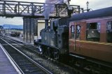 No. 1445 at Wooferton Junction with an auto train from Leominster on 29th July 1961