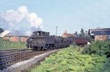 No. 1442 departing Hemyock with the 6pm (MX) to Tiverton Junction in June 1963