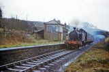 No 5569 arriving at Mary Tavy & Blackdown station on 3rd April 1962