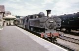 Pannier tank No. 4666 at Padstow. This photo is believed to have been taken in August 1963