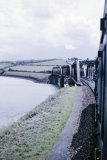 Approaching Padstow Viaduct heading east. This photo is believed to have been taken in August 1963