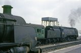 Battle of Britain Class 4-6-2 No. 34079 141 Squadron at Padstow. This photo is believed to have been taken in August 1963