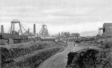 A general view of Dolcoath Mine, near Camborne and Redruth, circa 1905