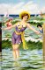 Bathing Beauties In The Sea c1908