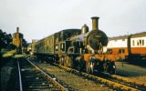 Adams Radial Tank No. 30582 at Axminster with a Lyme Regis Branch train c1962