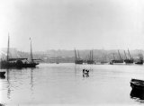 Whitby harbour circa 1889