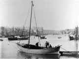 Whitby harbour circa 1889