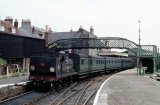 No. W18 waits to leave Cowes with the 12.31 to Ryde on 4th June 1963