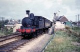 No. W26 at Shanklin with the 1.25pm Ryde Pier Head-Ventnor service on 28th August 1960