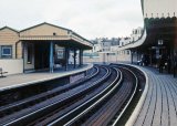 Ryde Esplanade station looking south in August 1977