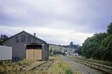 Newcastle Emlyn goods shed and yard in January 1974