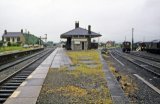 Pantyffynnon station looking north in 1978; line to Ammanford on right, line to Llandeilo straight on.