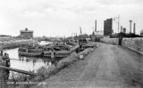 Knottingley Lock and Wharf on the Knottingley & Goole Canal circa 1910
