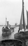 River Trent, Keadby, tug & sail