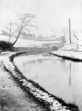A wintry view of an unidentified Canal Tunnel circa 1910. Writing at bottom of card not decipherable; looks to start 'Gil...' and then second word possibly 'Bank'. Any suggestions gratefully received.