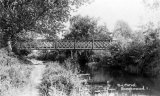 Brookwood Bridge on the Basingstoke Canal circa 1912