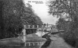 Western Cliff Footbridge over the Derby Canal near Derby circa 1905
