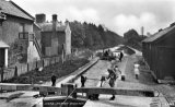 Tyrley Locks on the Shropshire Union Canal at Market Drayton circa 1930
