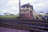 Sidmouth Junction Signal Box on 21.8.1963