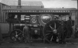 Steam Traction Engine at Fairground c.1910 MD